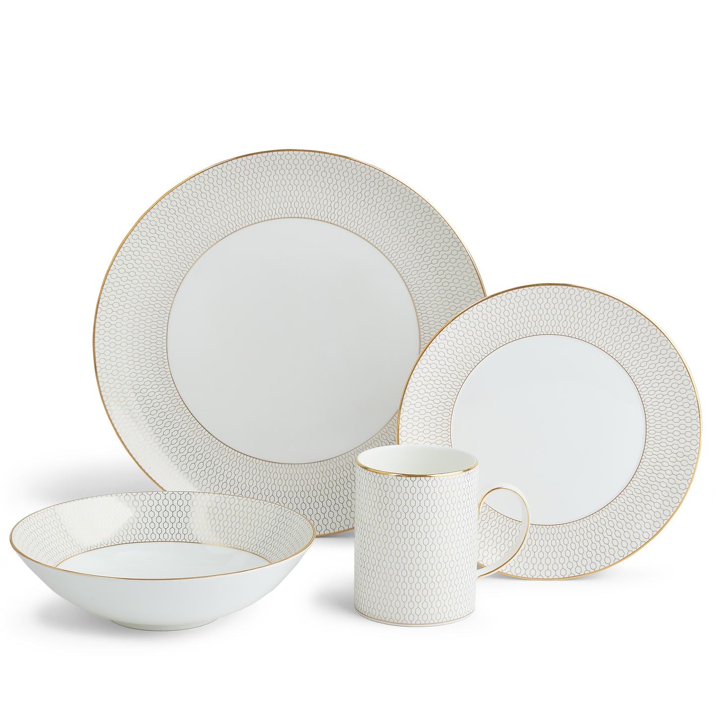 Gio Gold 4 Piece Set | Wedgwood