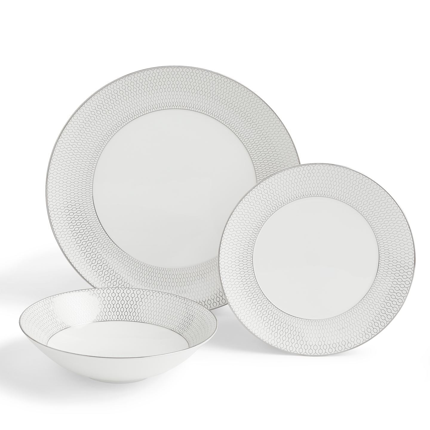 Gio Platinum 12 Piece Set | Wedgwood