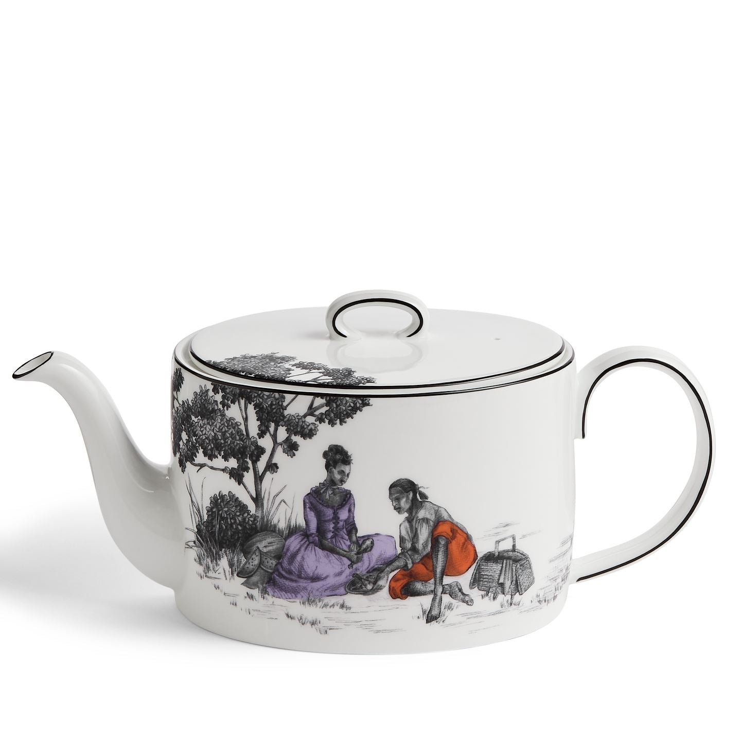 SHEILA BRIDGES 陶器皿 Sheila Bridges Picnic Teapot | Wedgwood