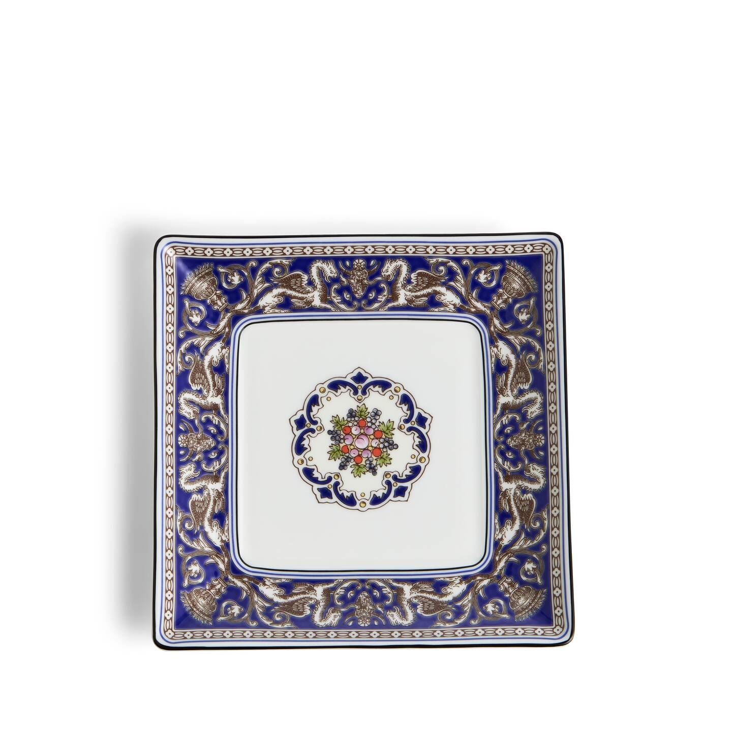 Florentine Marine Square Tray | Wedgwood