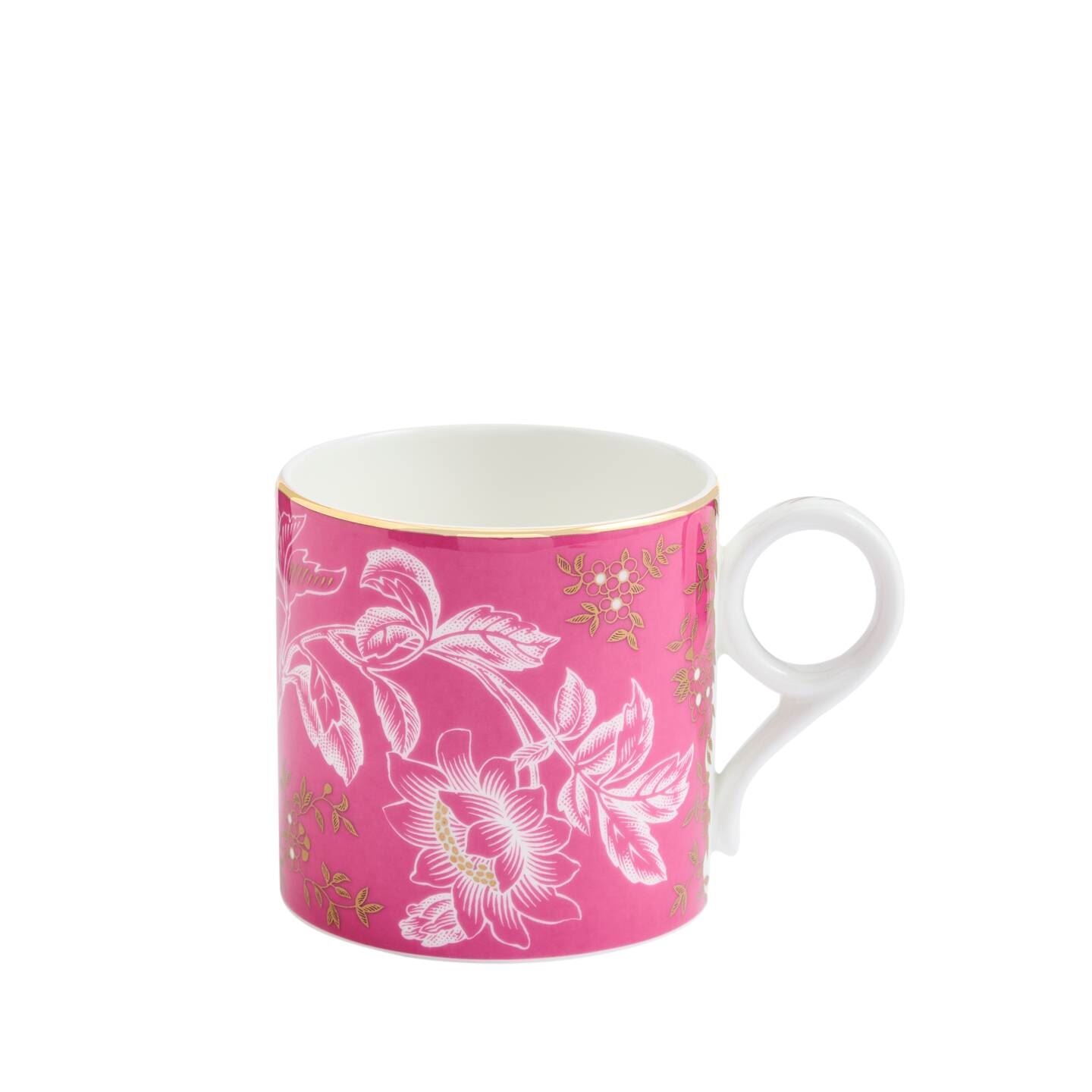 Wonderlust Pink Tonquin Mug Pink | Wedgwood