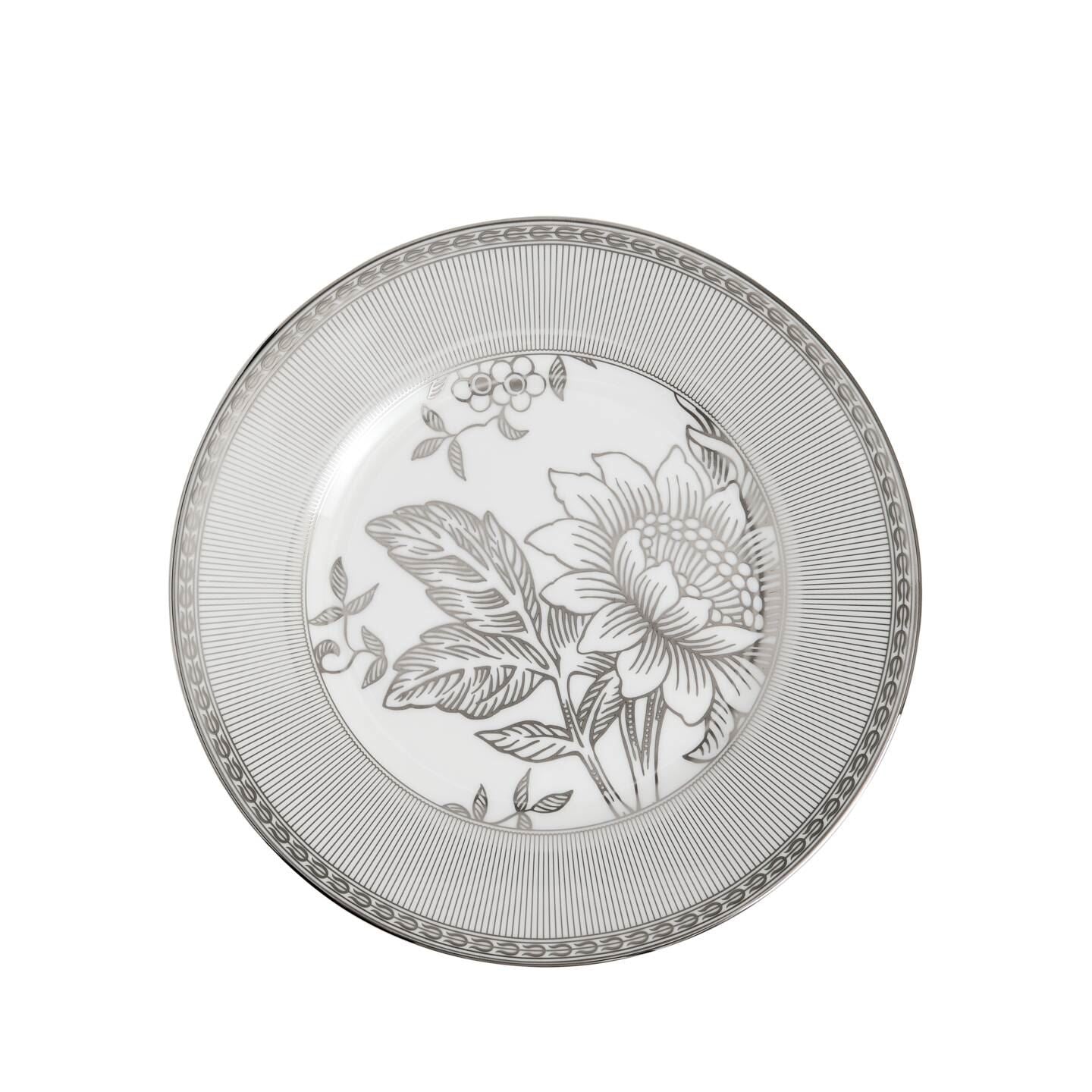 Silver Tonquin Salad Plate | Wedgwood