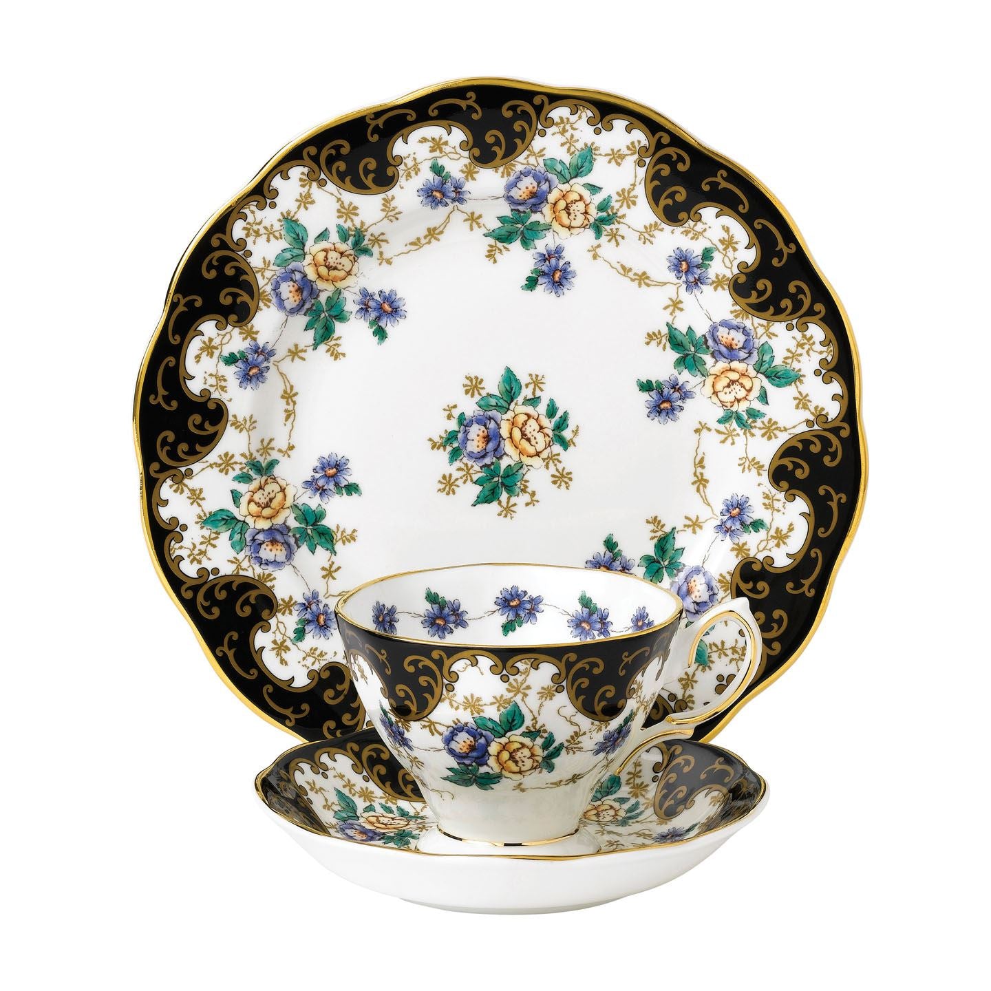 Royal Albert 100 Years of Royal Albert 1910 Duchess 3 Piece Set 