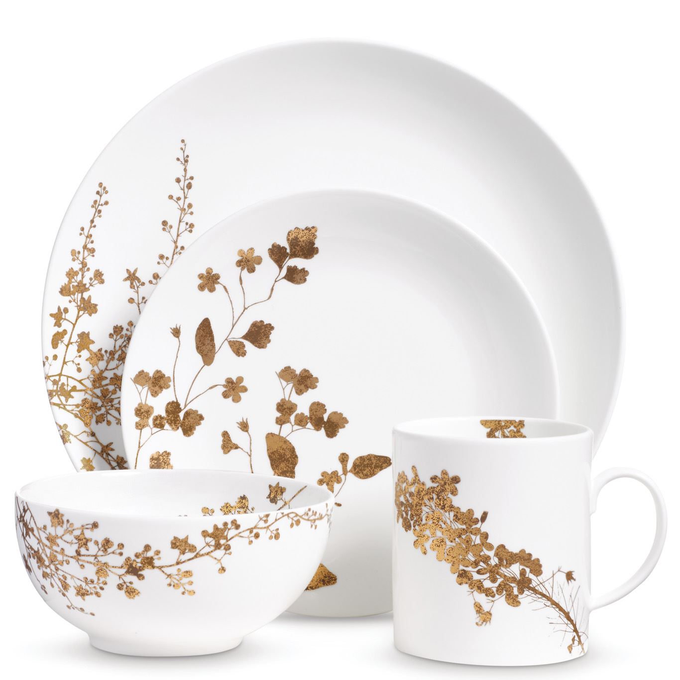 Vera Wang Jardin 4 Piece Dinner Setting | Wedgwood