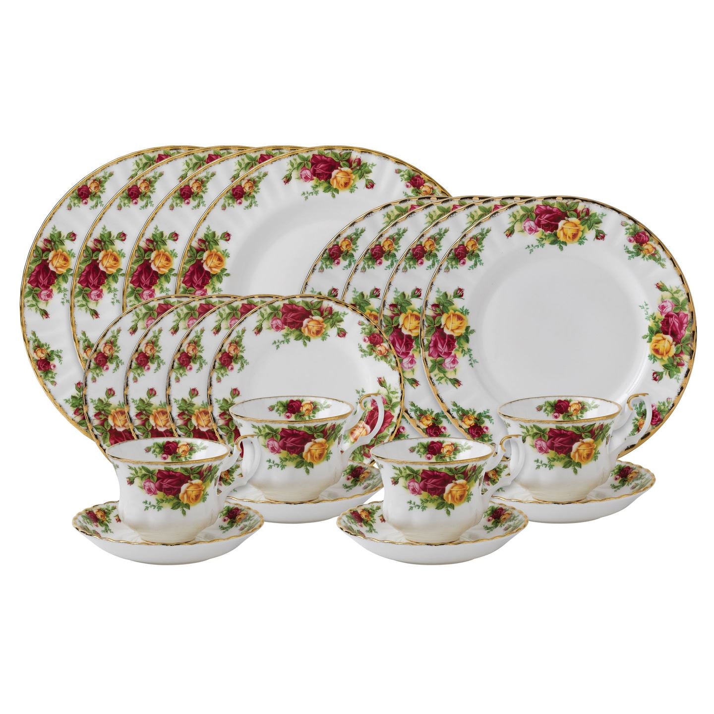 Royal Albert Old Country Roses 20 Piece Dinner Set | Wedgwood