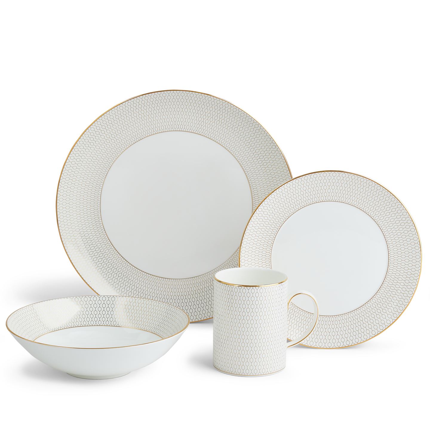 Vera Wang Wedgwood Grosgrain 5-Piece Place Setting, Service for by Wedgwood - 1