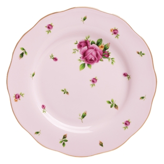 로얄 알버트 Royal Albert New Country Roses Pink Vintage Salad Plate