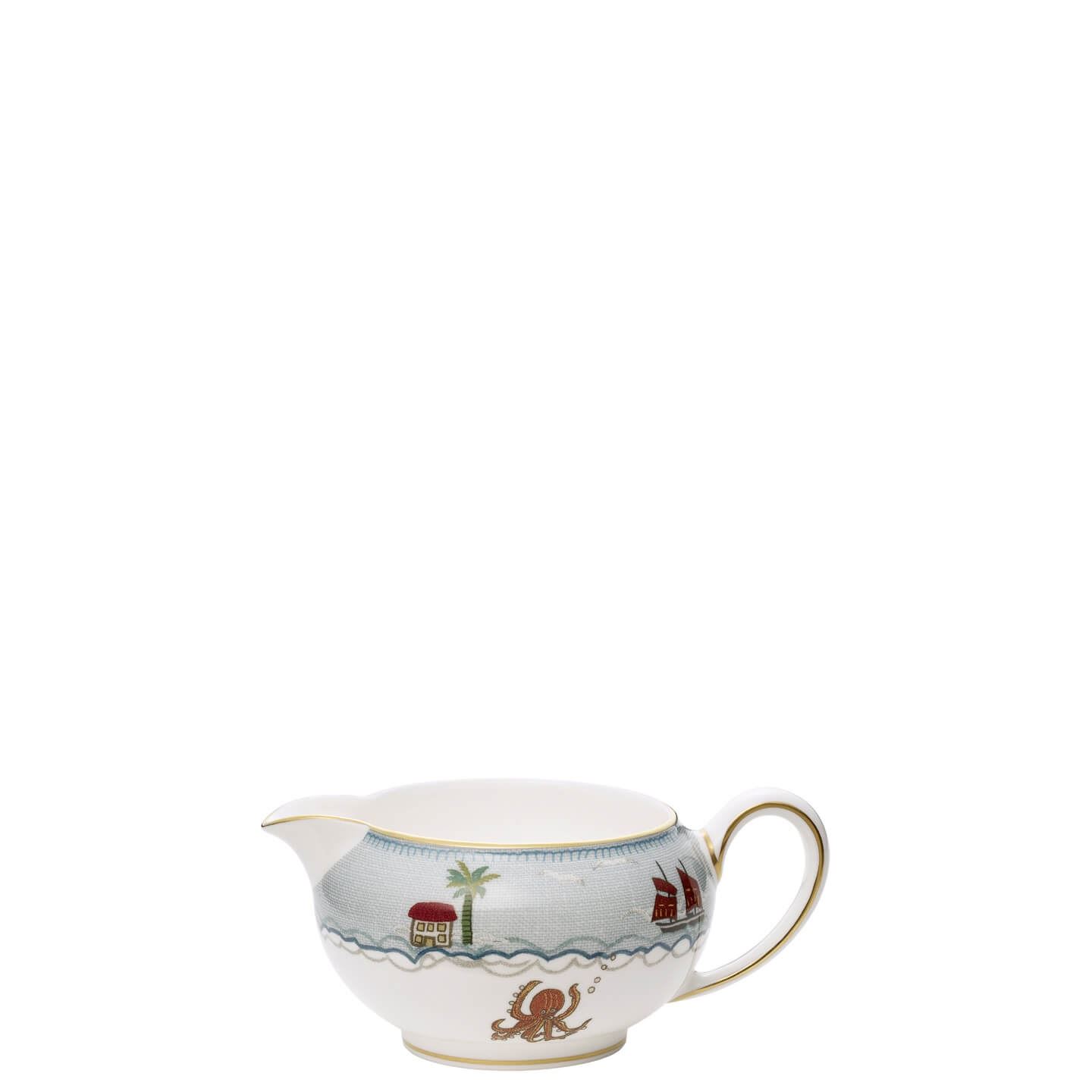 Wedgwood Blue Sailor's Farewell Large Creamer