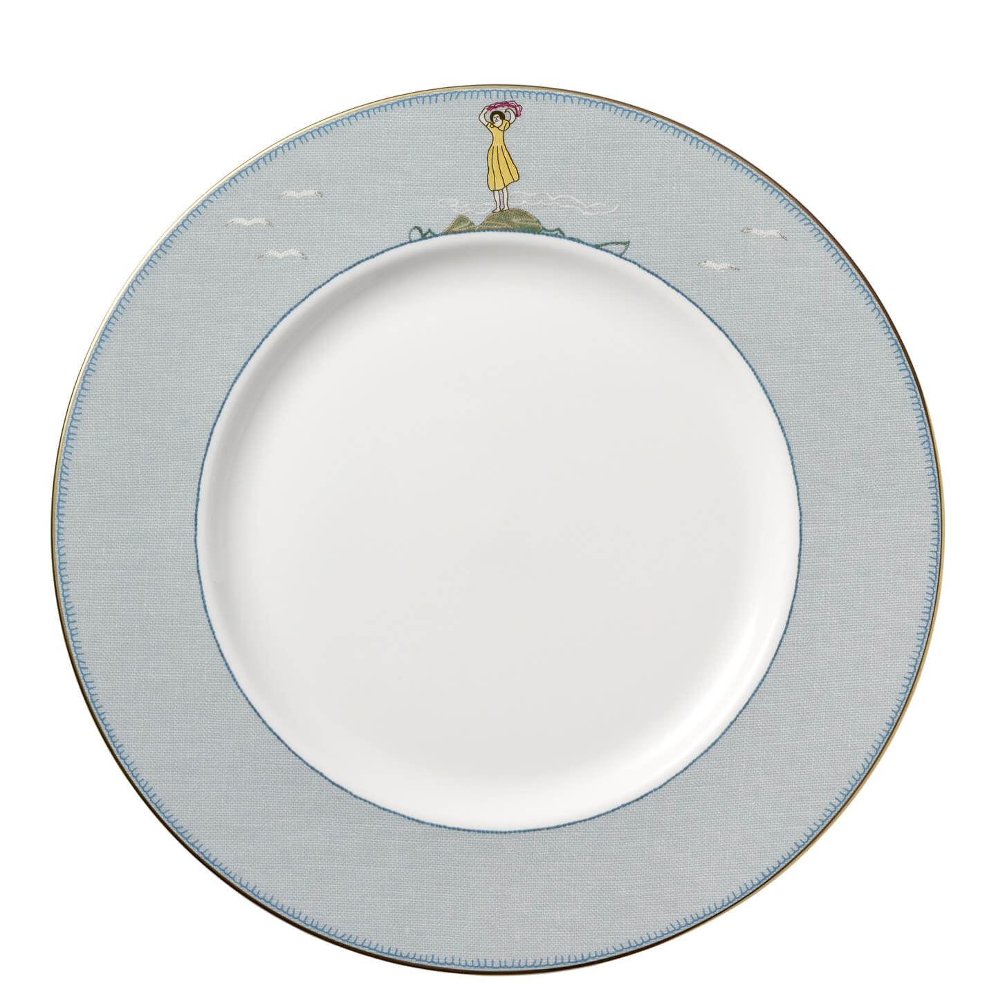 Wedgwood Blue Sailor's Farewell Dinner Plate 27Cm