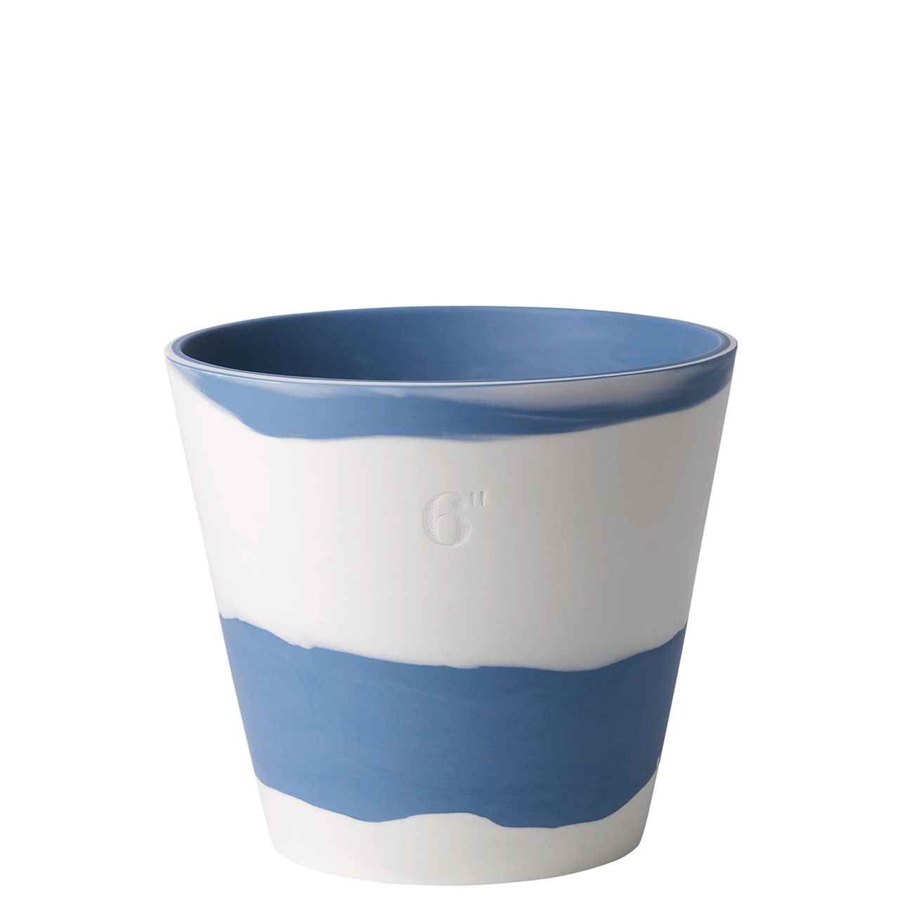 Wedgwood Burlington Pots Pale Blue on White Pot 16.4cm