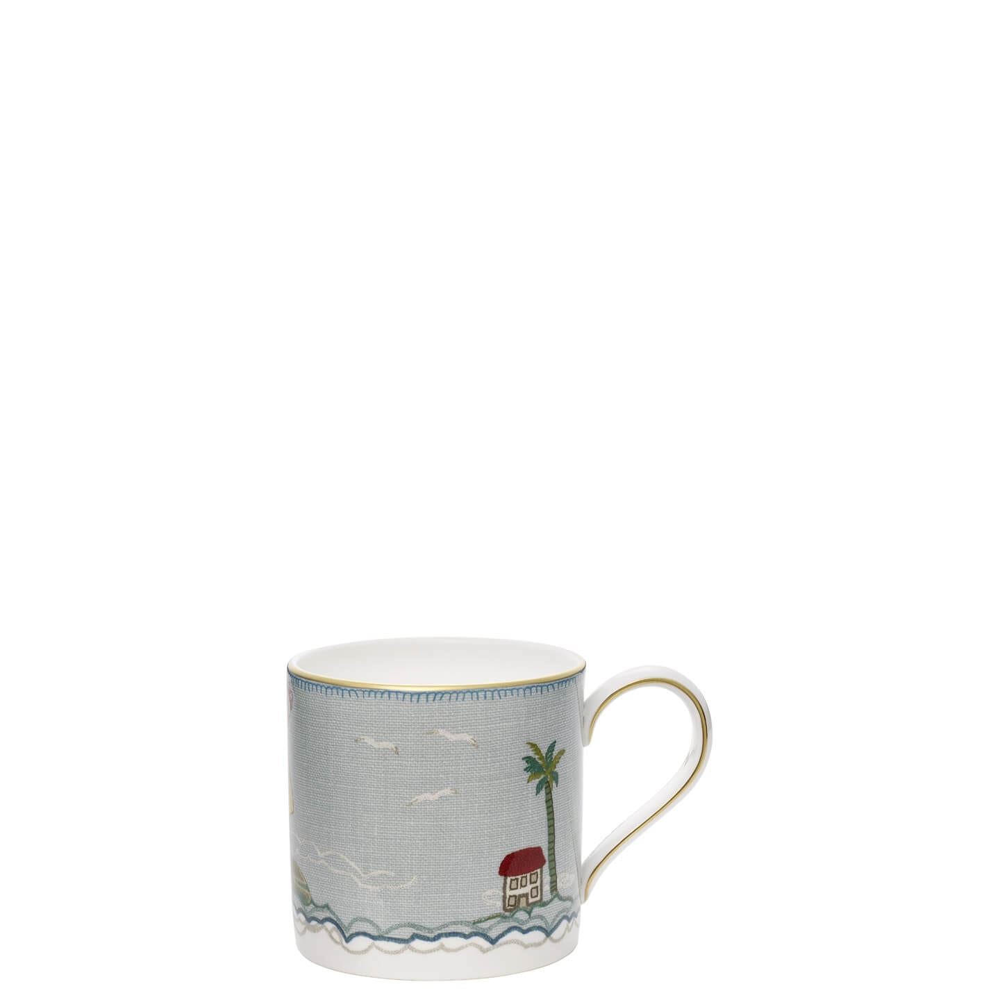 Wedgwood Blue/Red Sailor's Farewell Mug