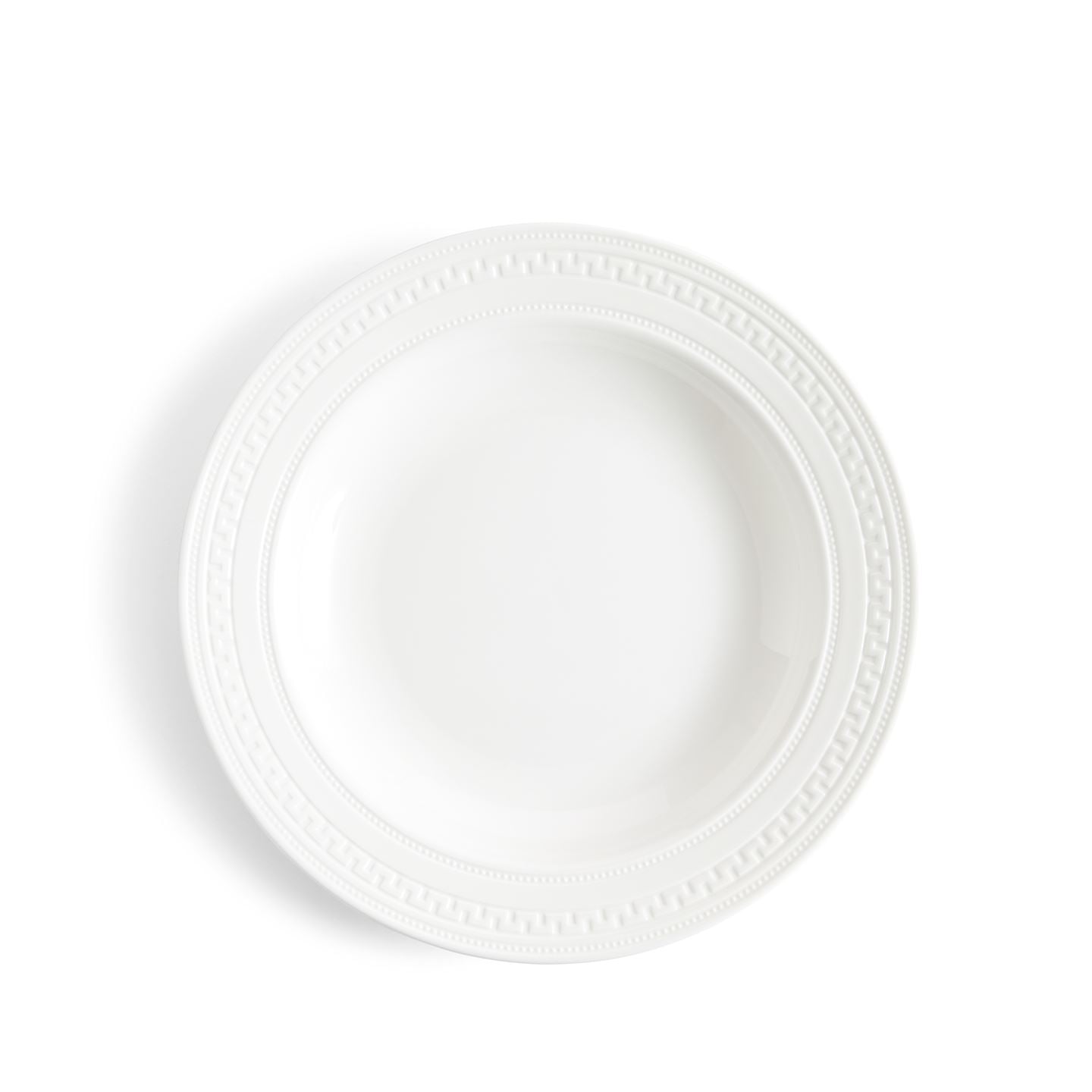 Wedgwood White Intaglio Soup Bowl 23Cm