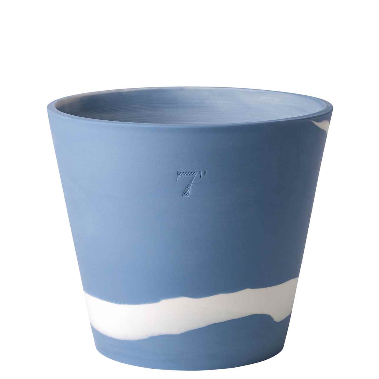Wedgwood Burlington Pots White on Pale Blue Pot 19cm