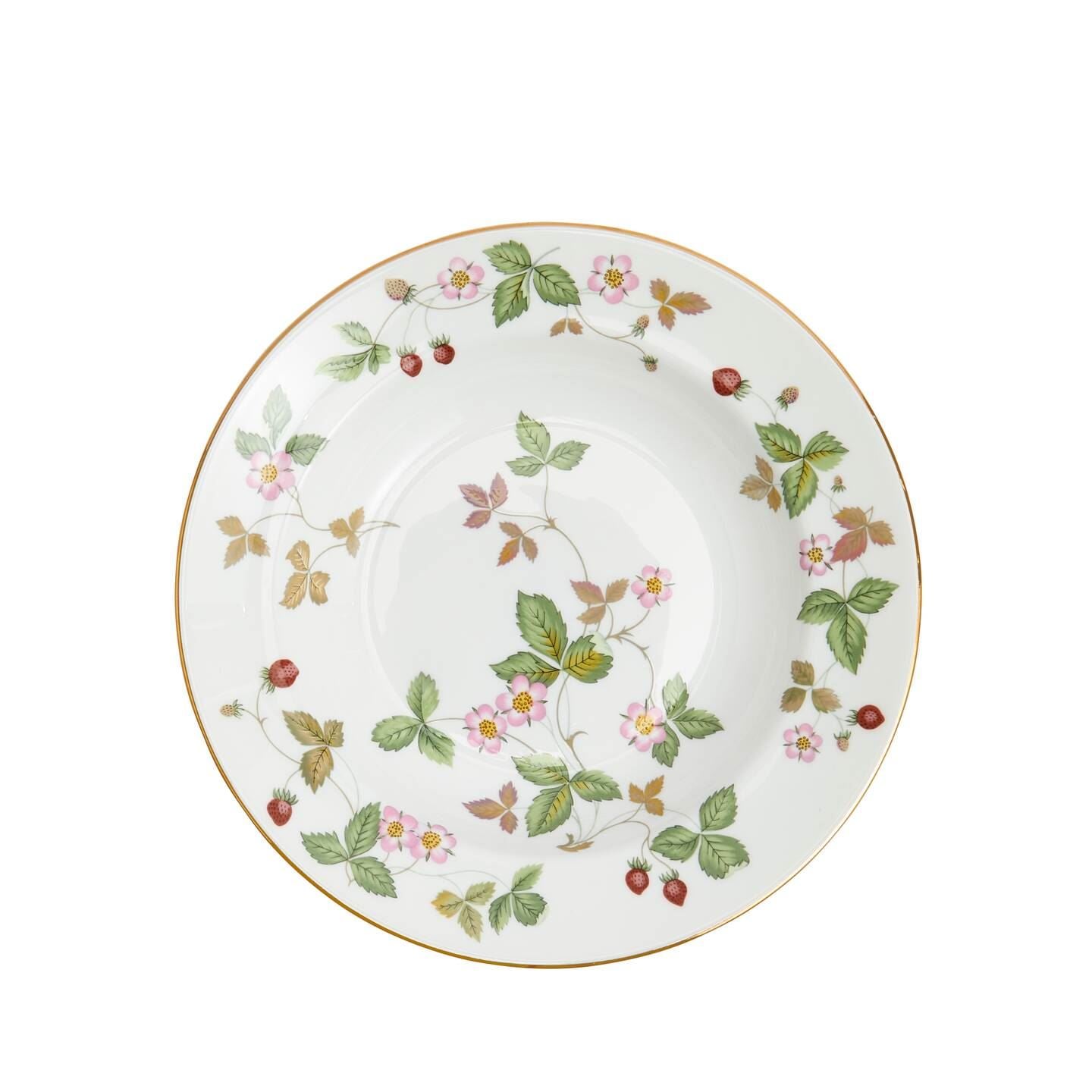 Wedgwood Green Wild Strawberry Soup Bowl 20Cm
