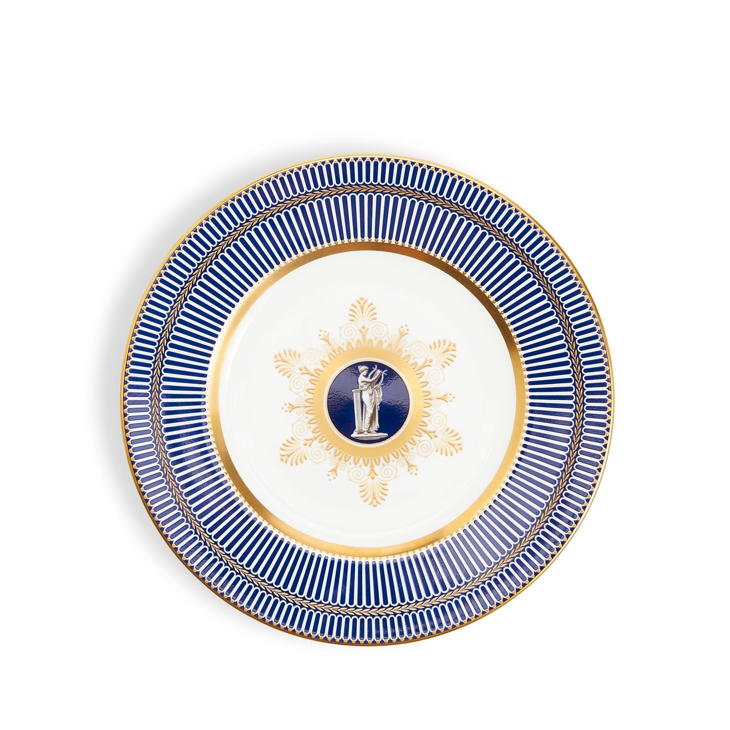 Wedgwood Blue Anthemion Side Plate 23Cm