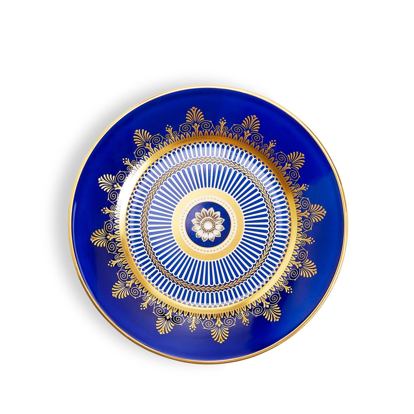 Wedgwood Blue Anthemion Side Plate 20Cm