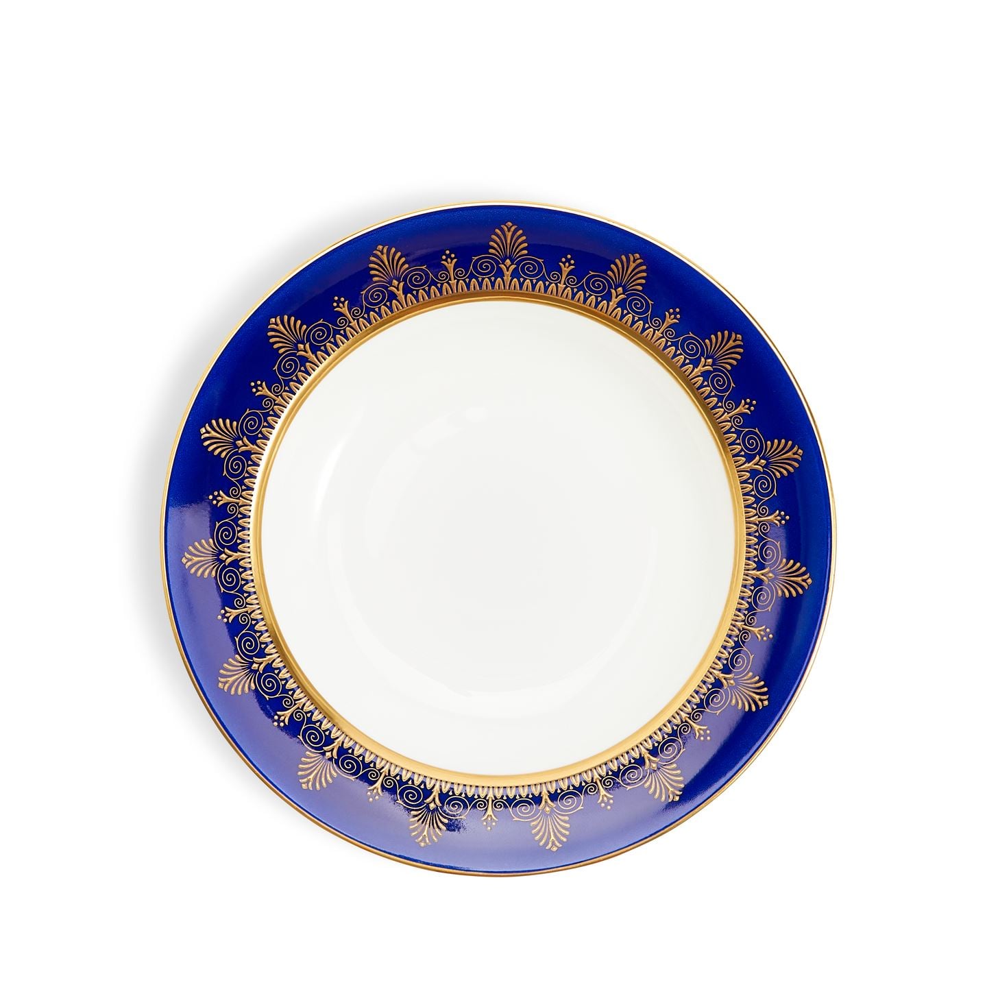 Wedgwood Blue Anthemion Soup Bowl 23Cm