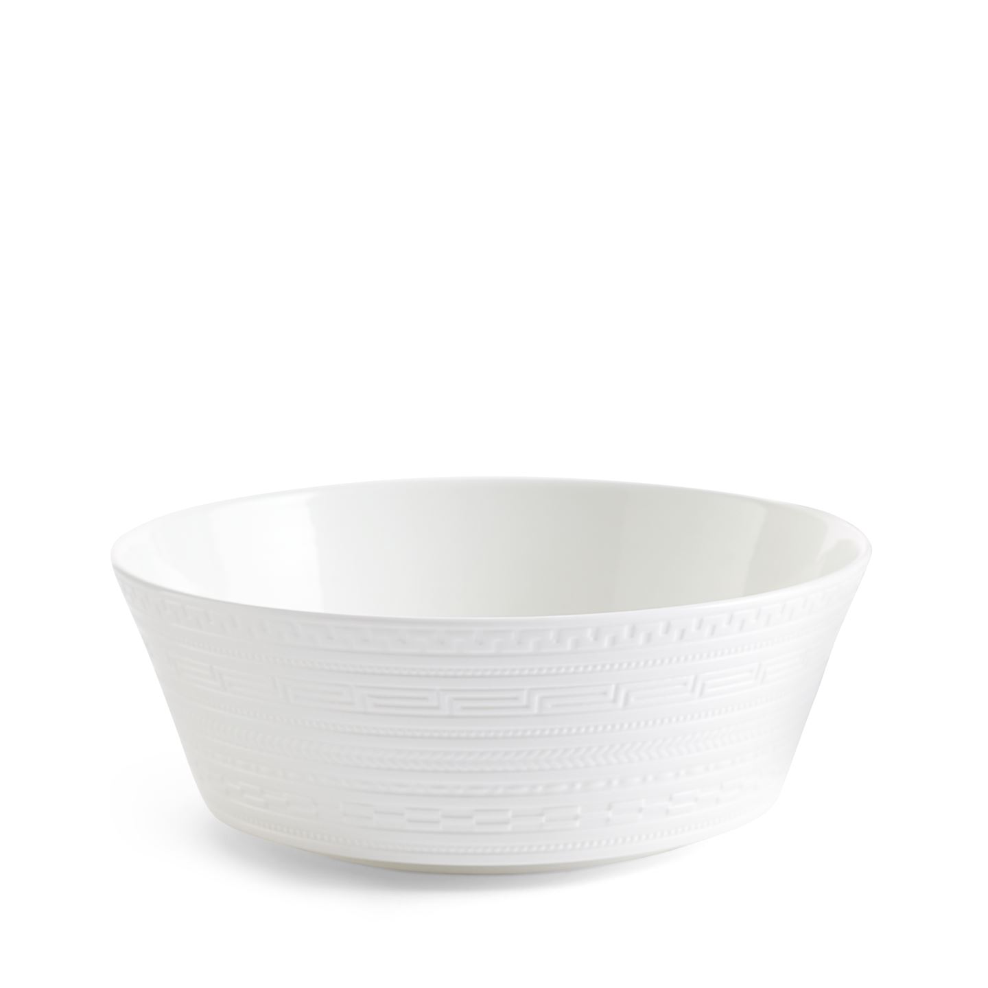 Wedgwood White Intaglio Round Serving Bowl 20Cm