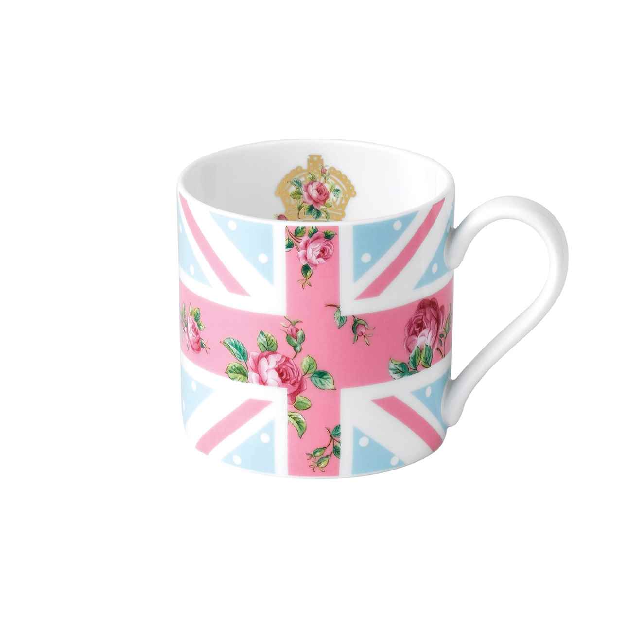 Royal Albert Cheeky Pink Modern Union Jack Mug