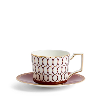 웨지우드 Wedgwood Renaissance Red Teacup & Saucer