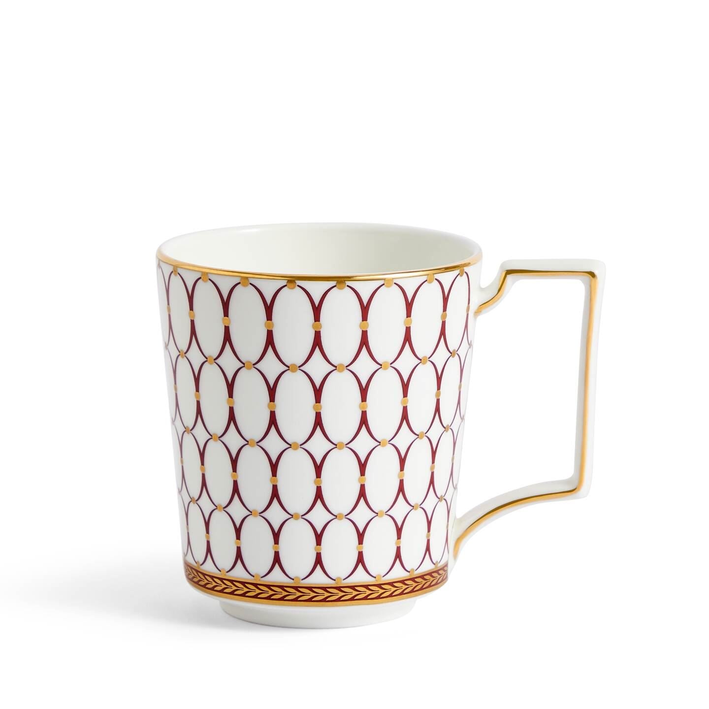 Wedgwood Red,Gold Renaissance Red Mug
