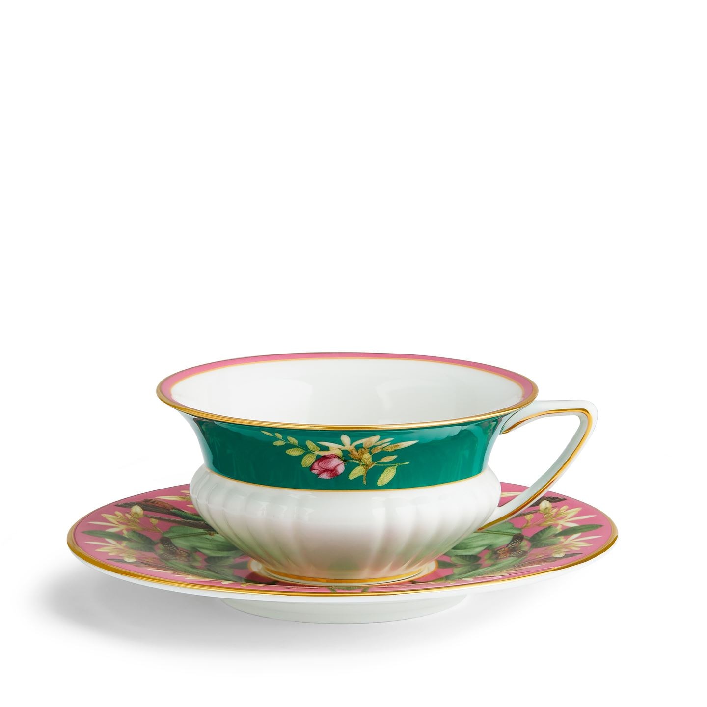 Jardin Peony Tea Cup & Saucer
