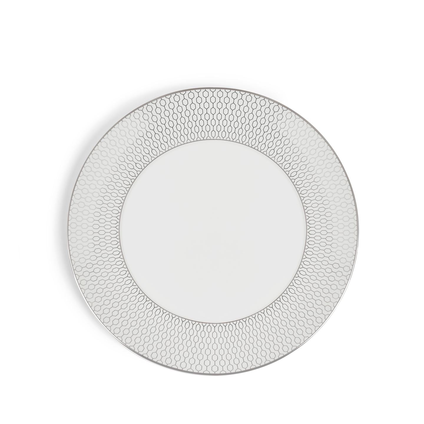 Wedgwood Silver,White Gio Platinum Plate 20Cm