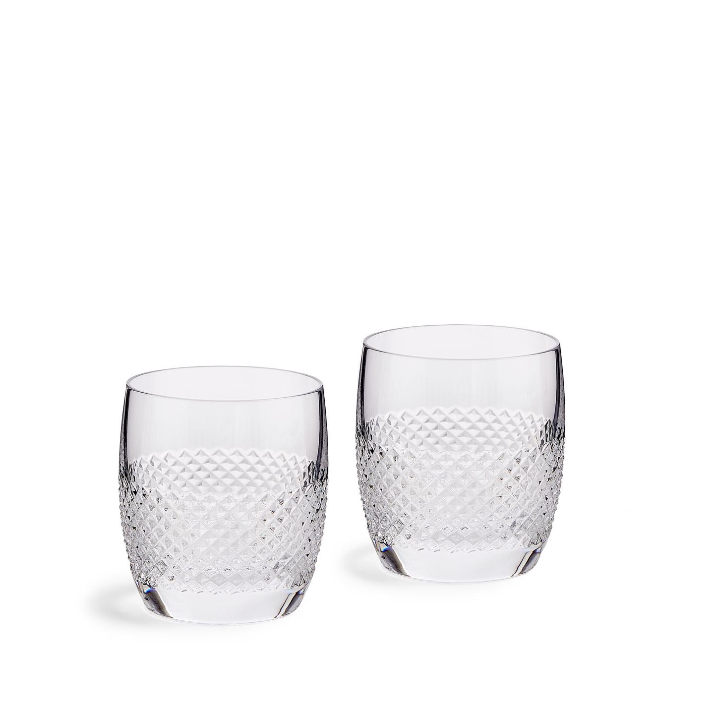 Wedgwood Clear Vera Wang Diamond Mosaic Tumbler, Set Of 2