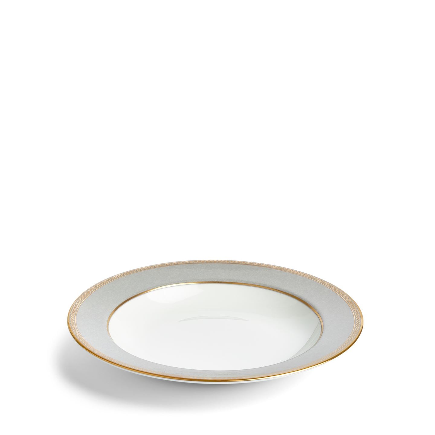 Wedgwood Grey,Gold Renaissance Grey Soup Bowl 23Cm