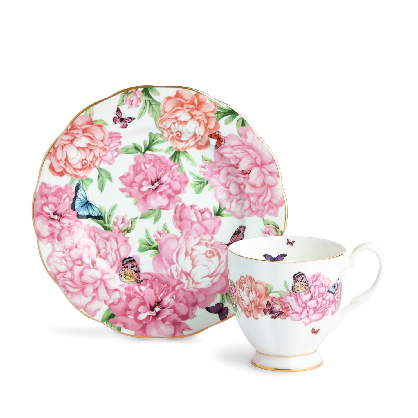 Royal Albert Mixed Color Miranda Kerr Friendship Gratitude 2 Piece Set