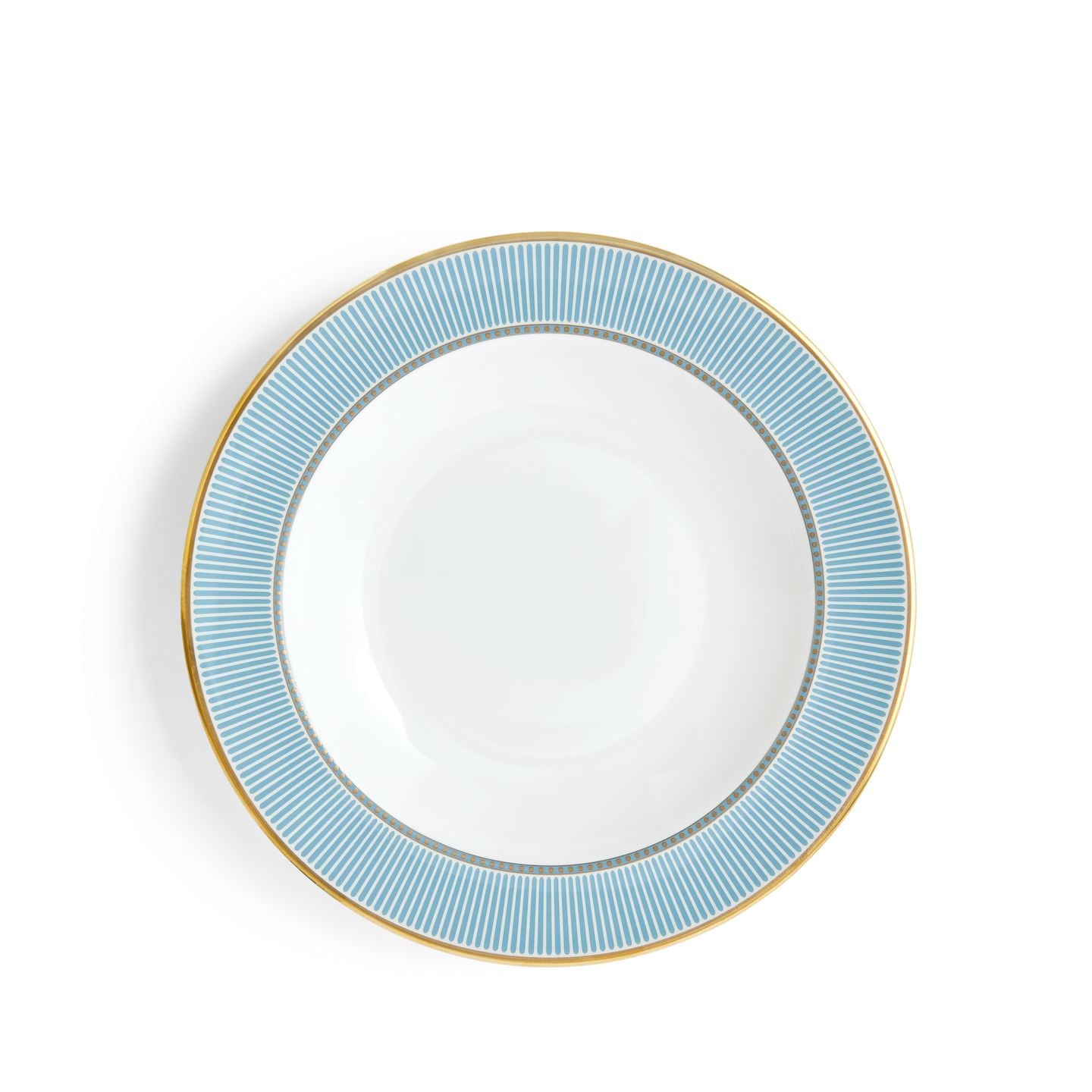 Wedgwood Green Helia Rimmed Soup Plate