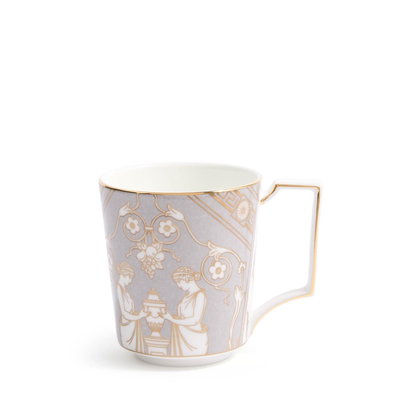 Wedgwood Gold,Grey Renaissance Grey Mug