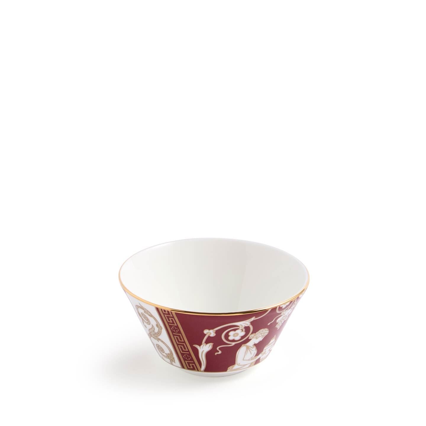 Wedgwood Gold,Red Renaissance Red Rice Bowl
