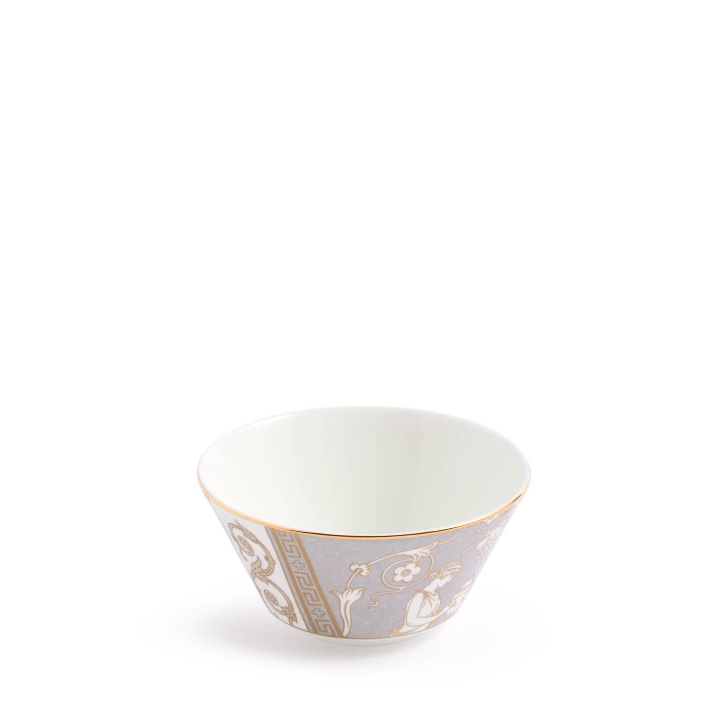 Wedgwood Grey,Gold Renaissance Grey Rice Bowl
