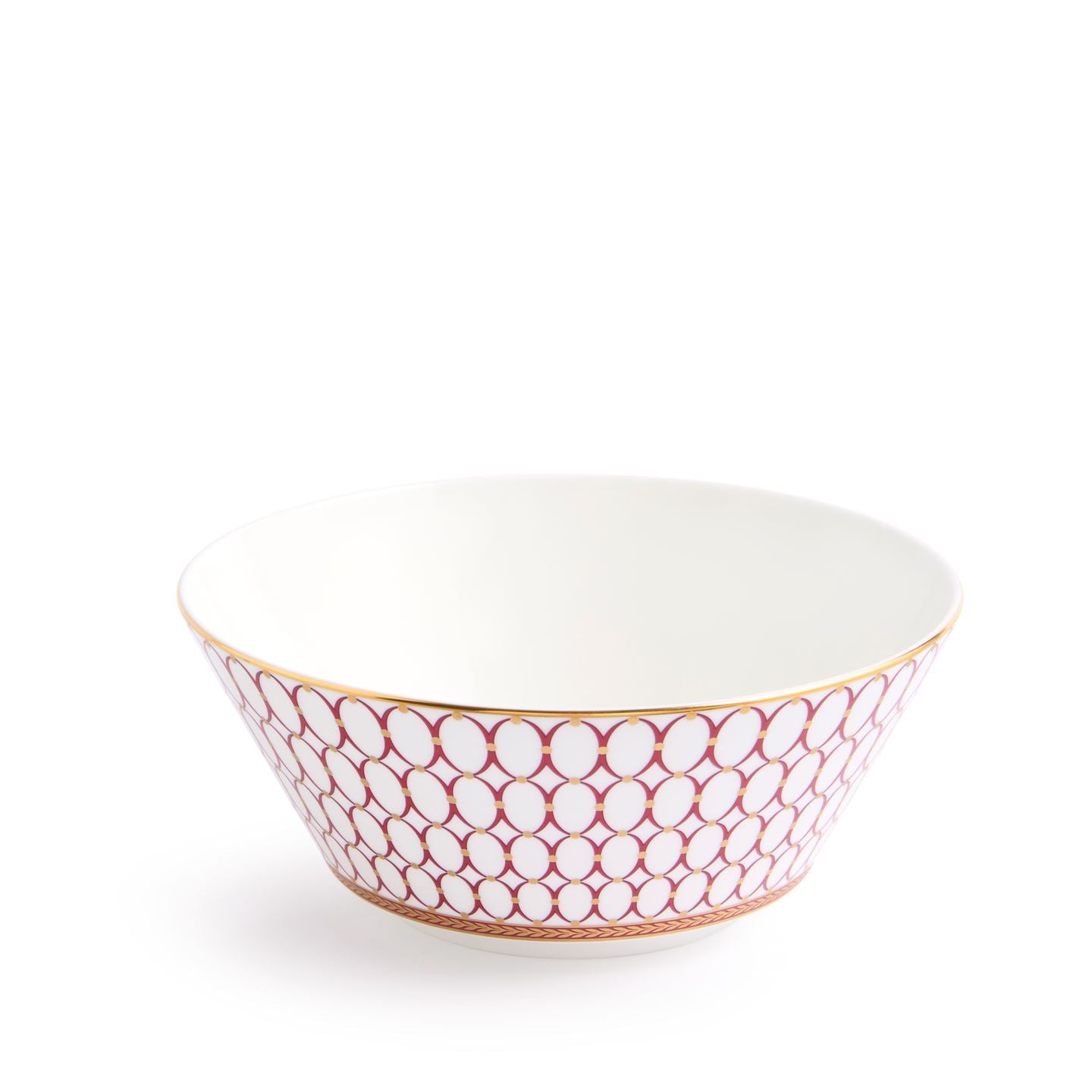 Wedgwood Gold,Red Renaissance Red Soup/Noodle Bowl