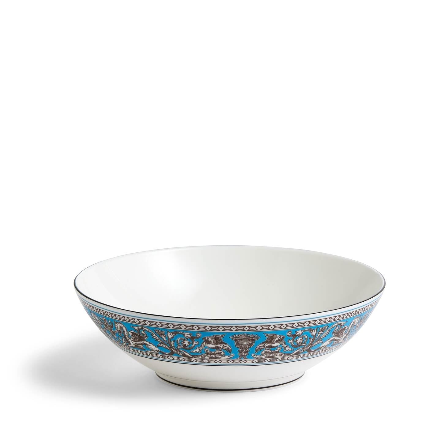 Wedgwood Turquoise Florentine Cereal Bowl 18Cm
