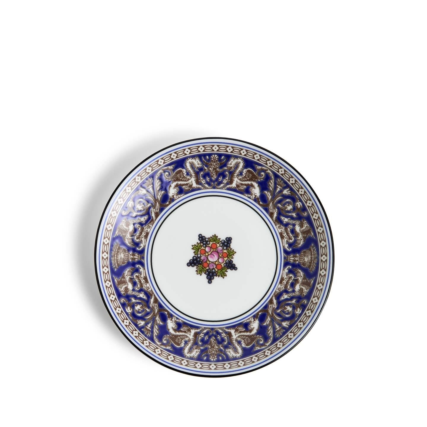 Wedgwood Blue Florentine Marine Petit Tray 12.3Cm