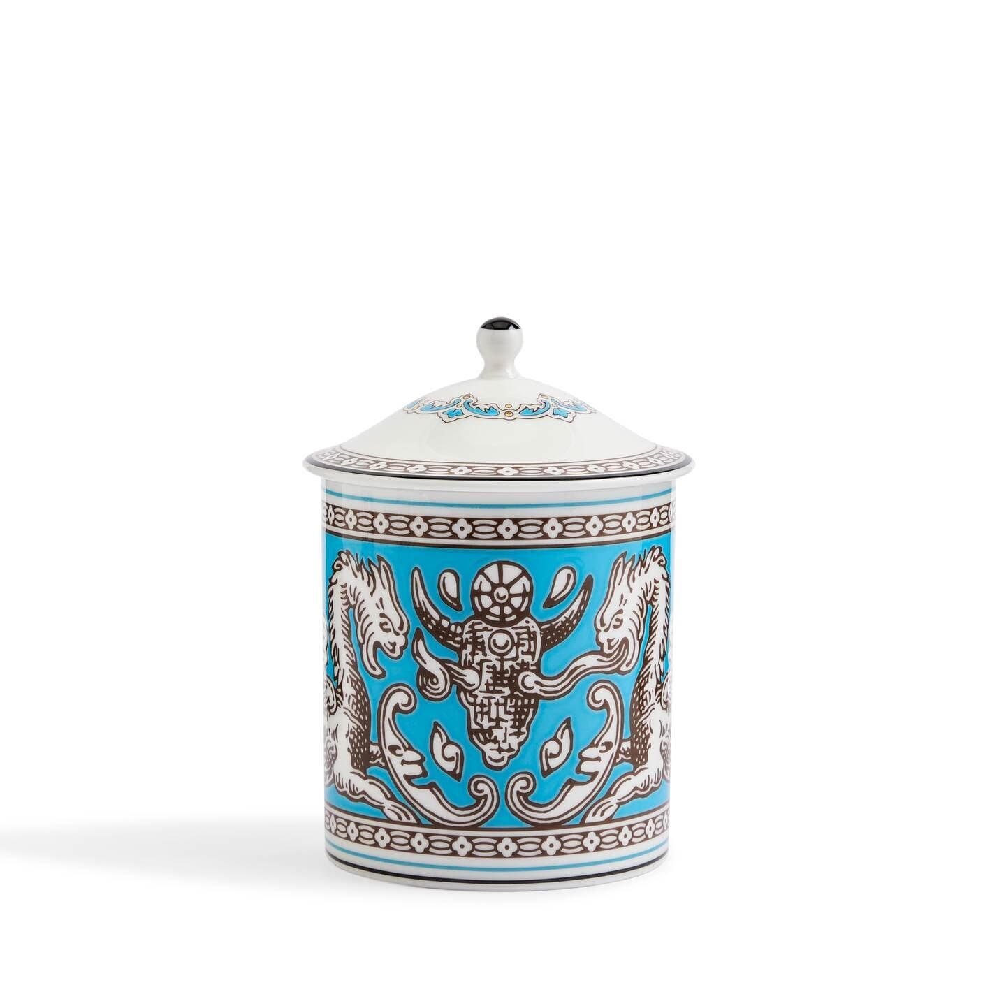 Wedgwood Turquoise Florentine Scented Candle