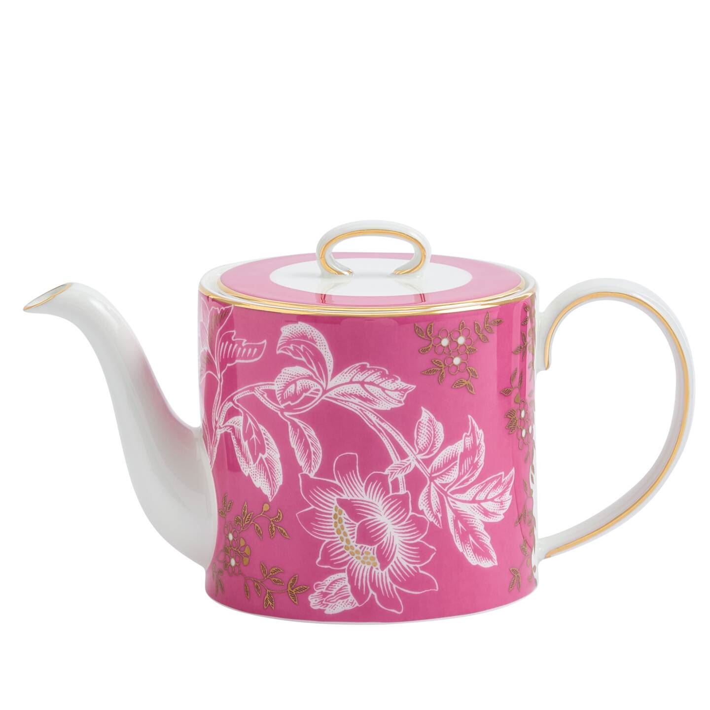 Wedgwood Pink Wonderlust Tonquin Teapot 500Ml