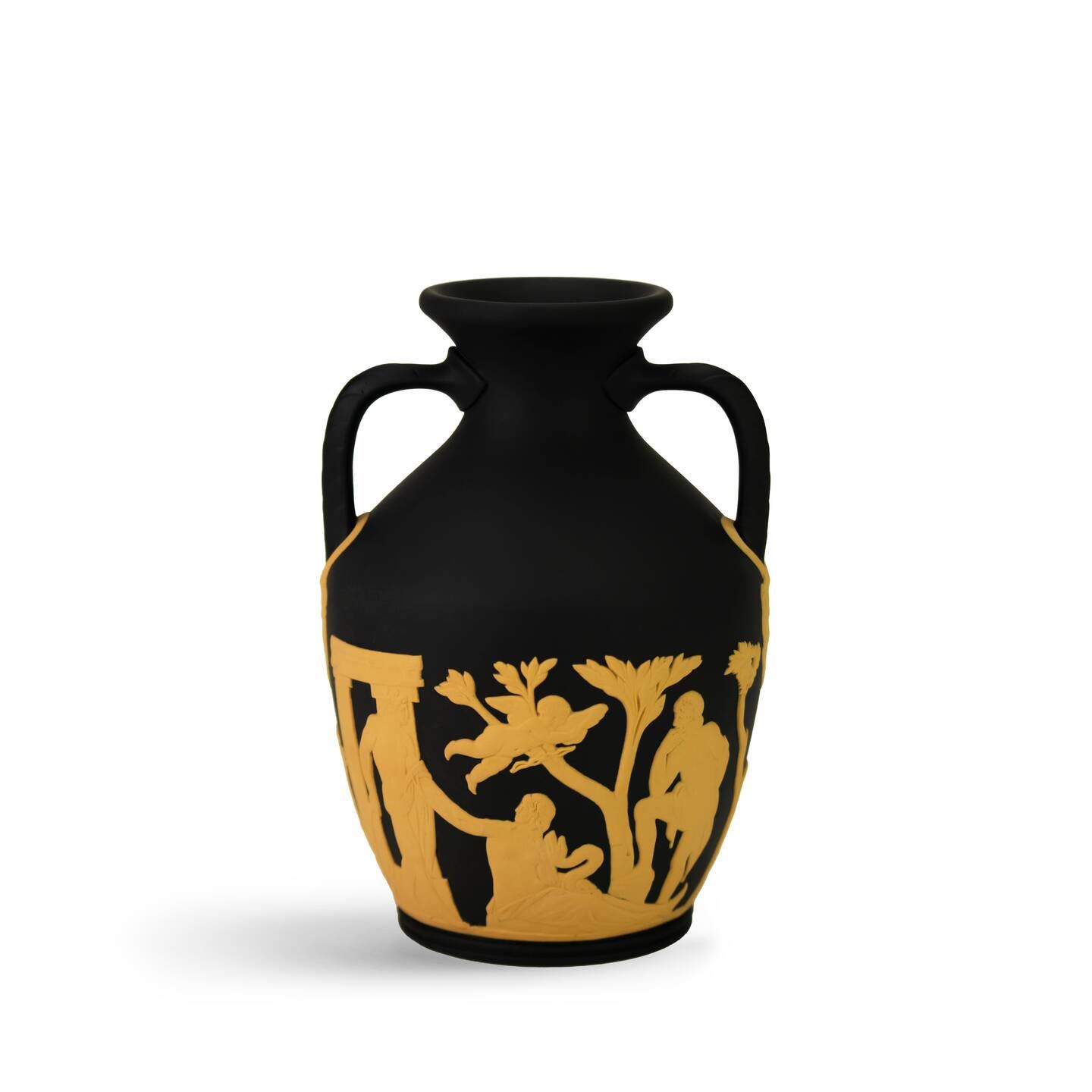 Wedgwood Black Iconic Portland Vase /Cane