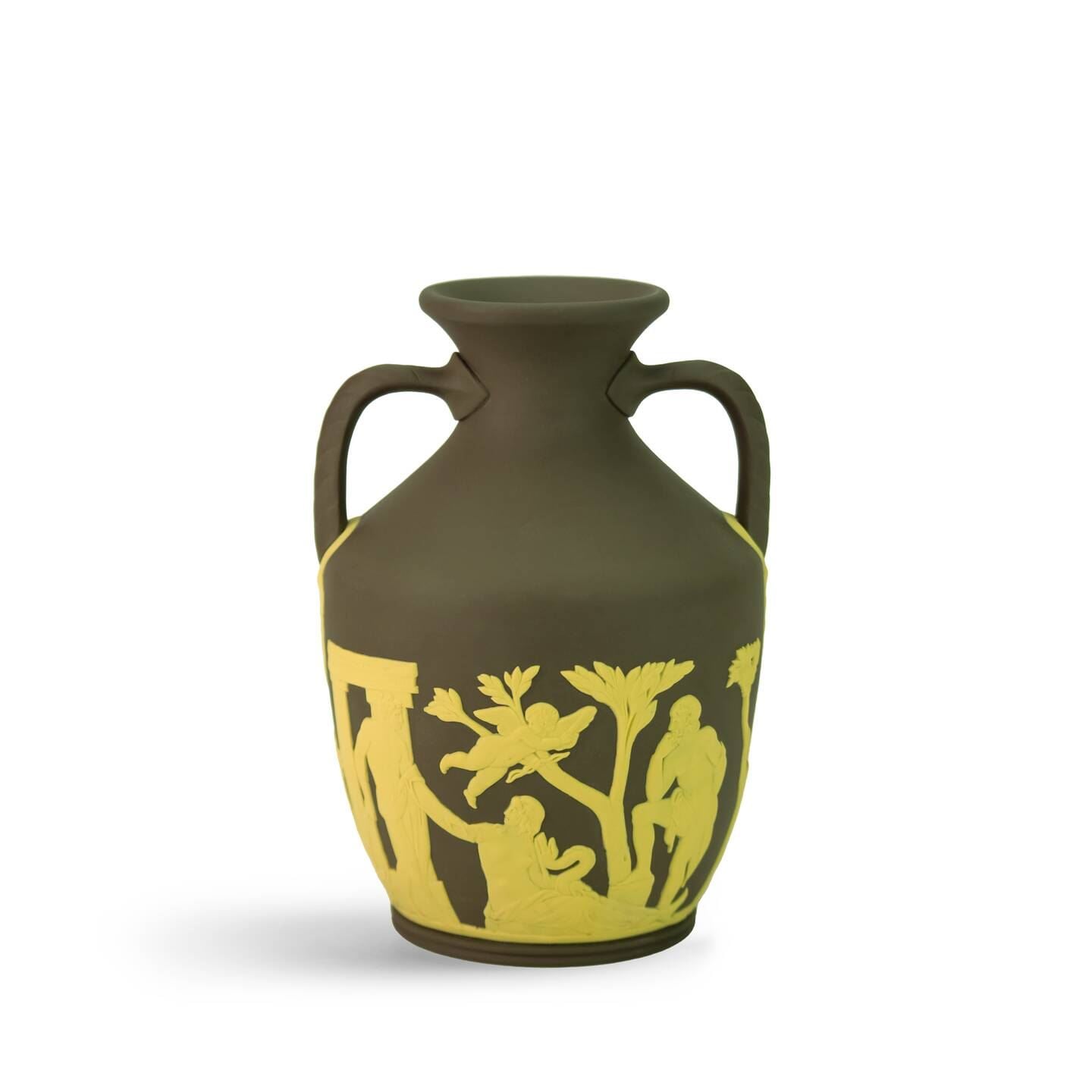 Wedgwood Green Iconic Portland Vase Marsh /Canary
