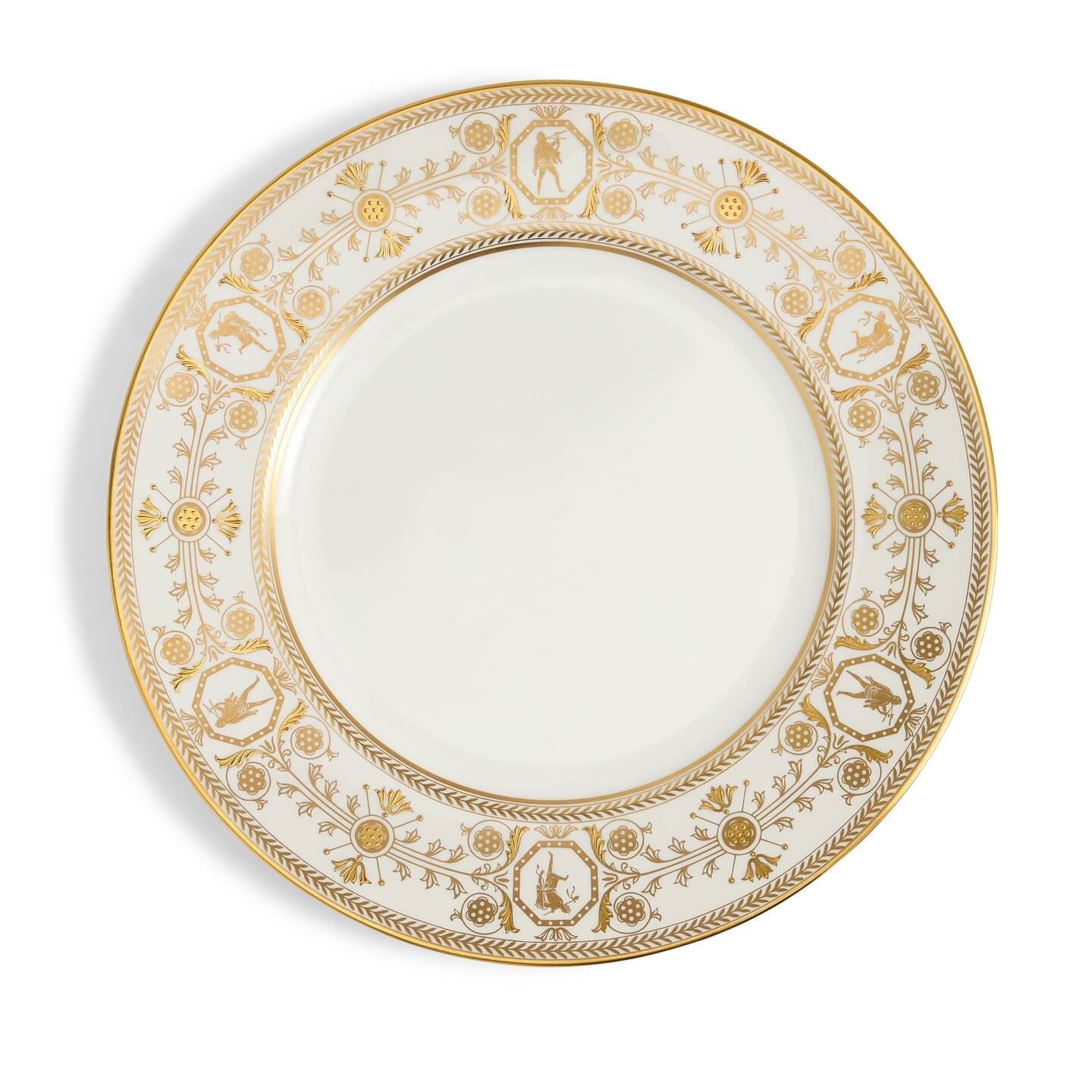 Wedgwood Gold Bacchus Plate 27.3Cm