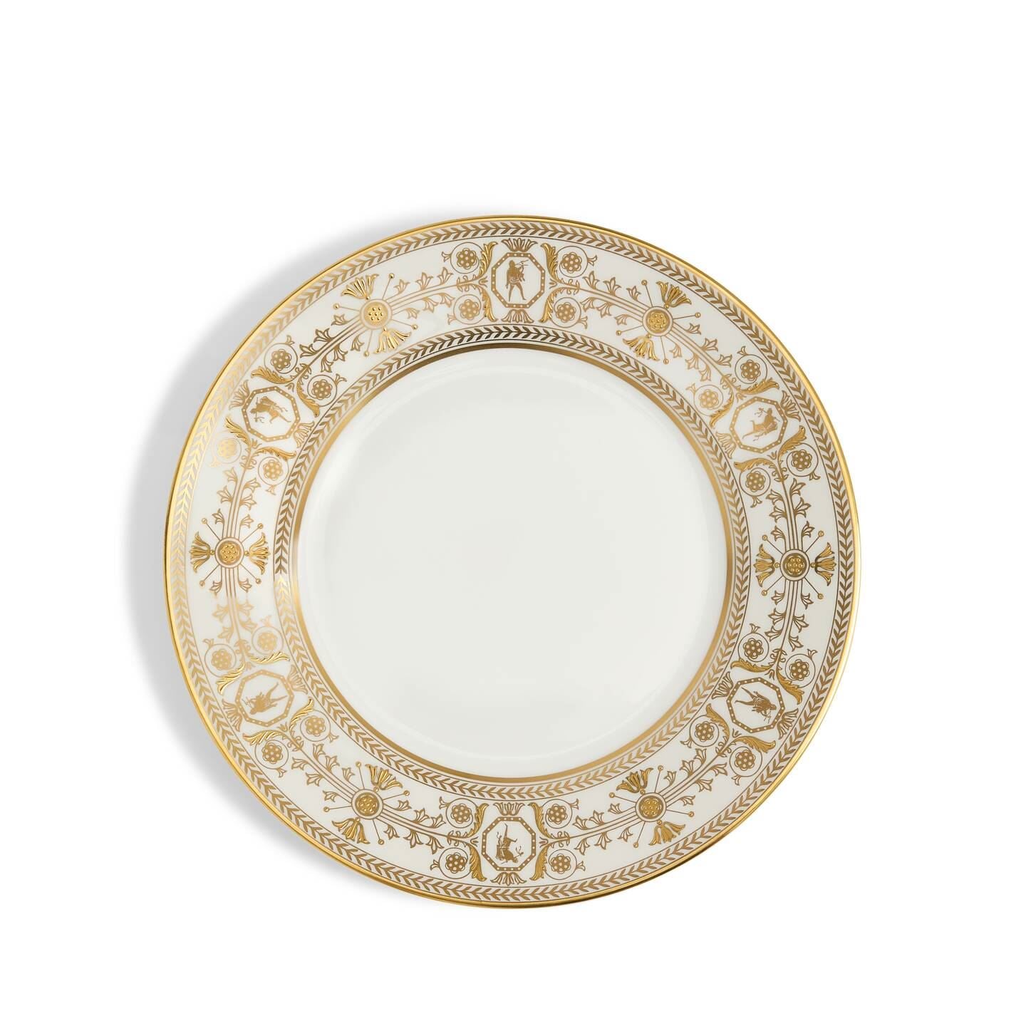 Wedgwood Gold Bacchus Plate 20.6Cm