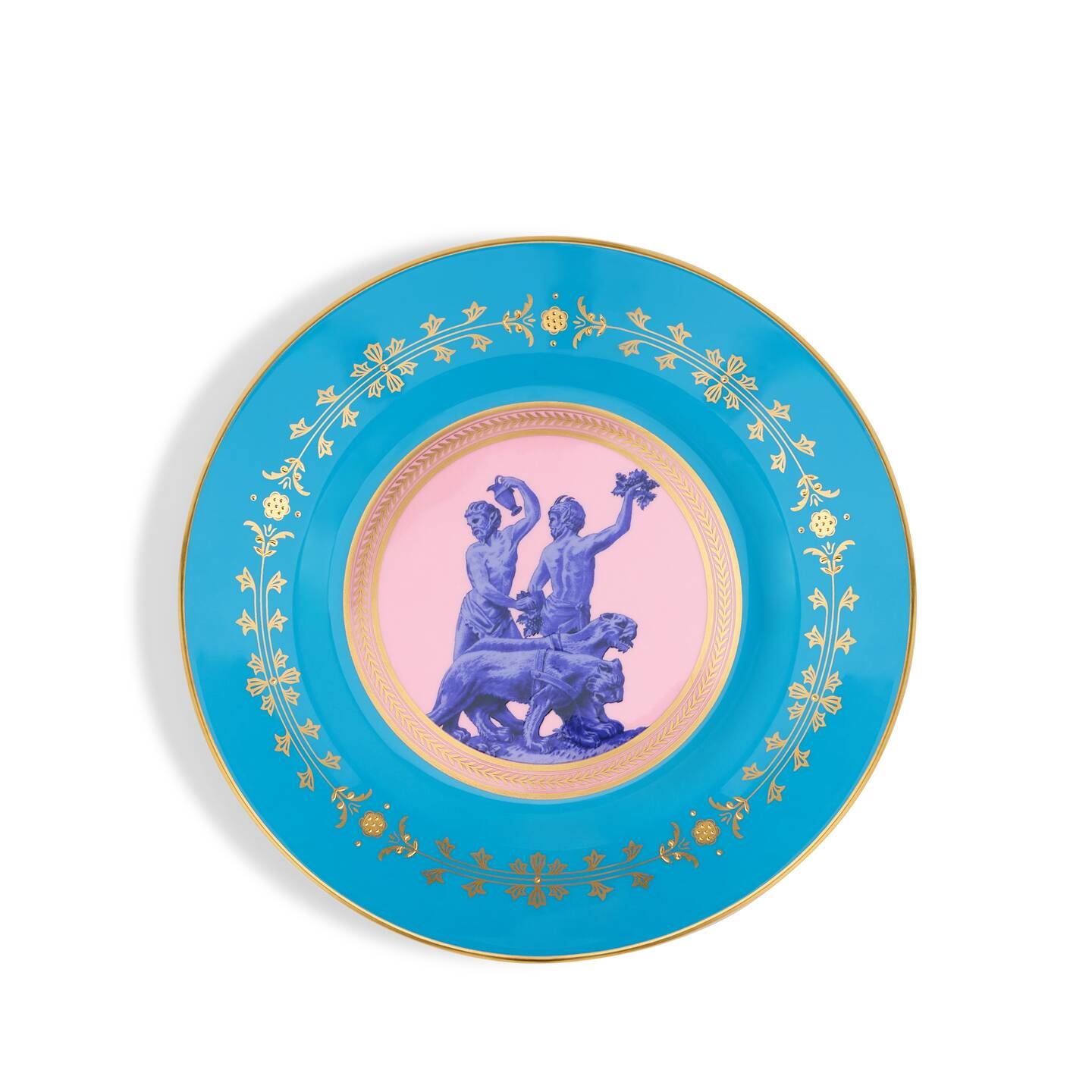 Wedgwood Turquoise Bacchus Plate 20.6Cm