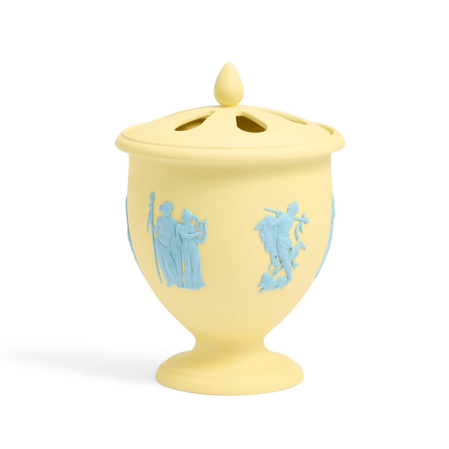 Bacchus Flower Vase 20cm Canary | Wedgwood