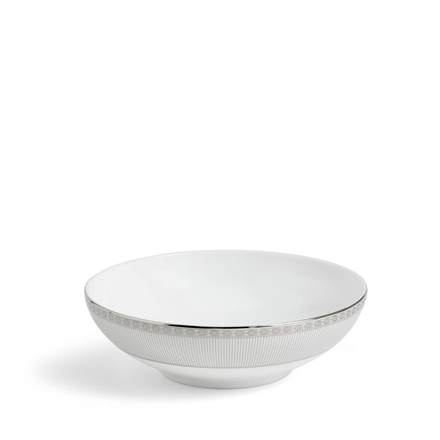 Wedgwood Silver Tonquin Cereal Bowl 18Cm