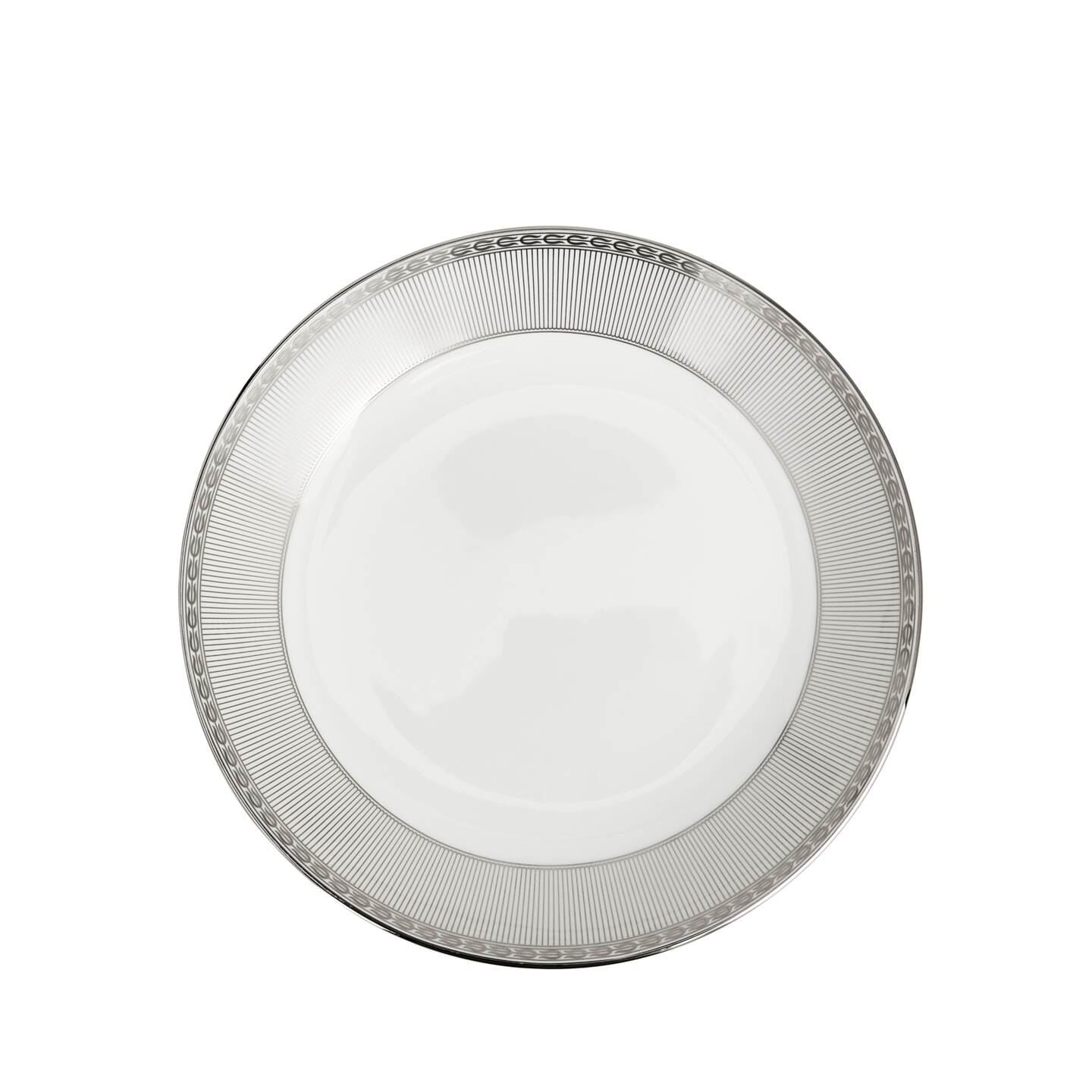 Wedgwood Silver Tonquin Deep Plate 22Cm