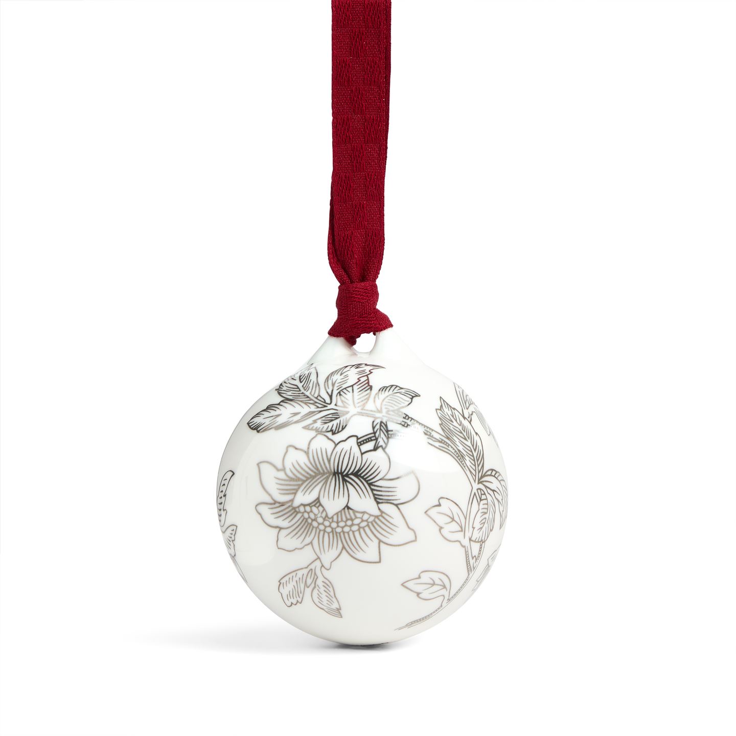Wedgwood Silver Festive Tonquin Ornament No 2