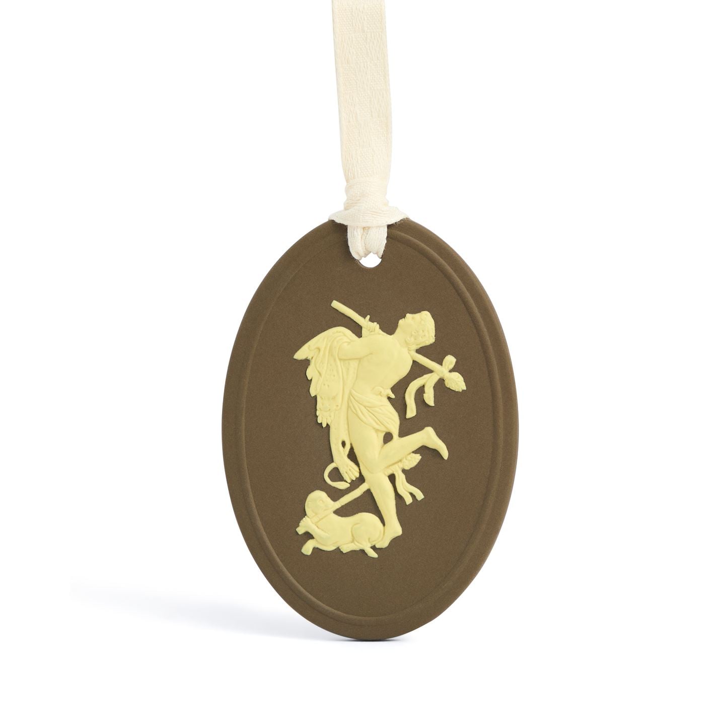 Wedgwood Green Festive Vigour Jasper Ornament Marsh & Canary