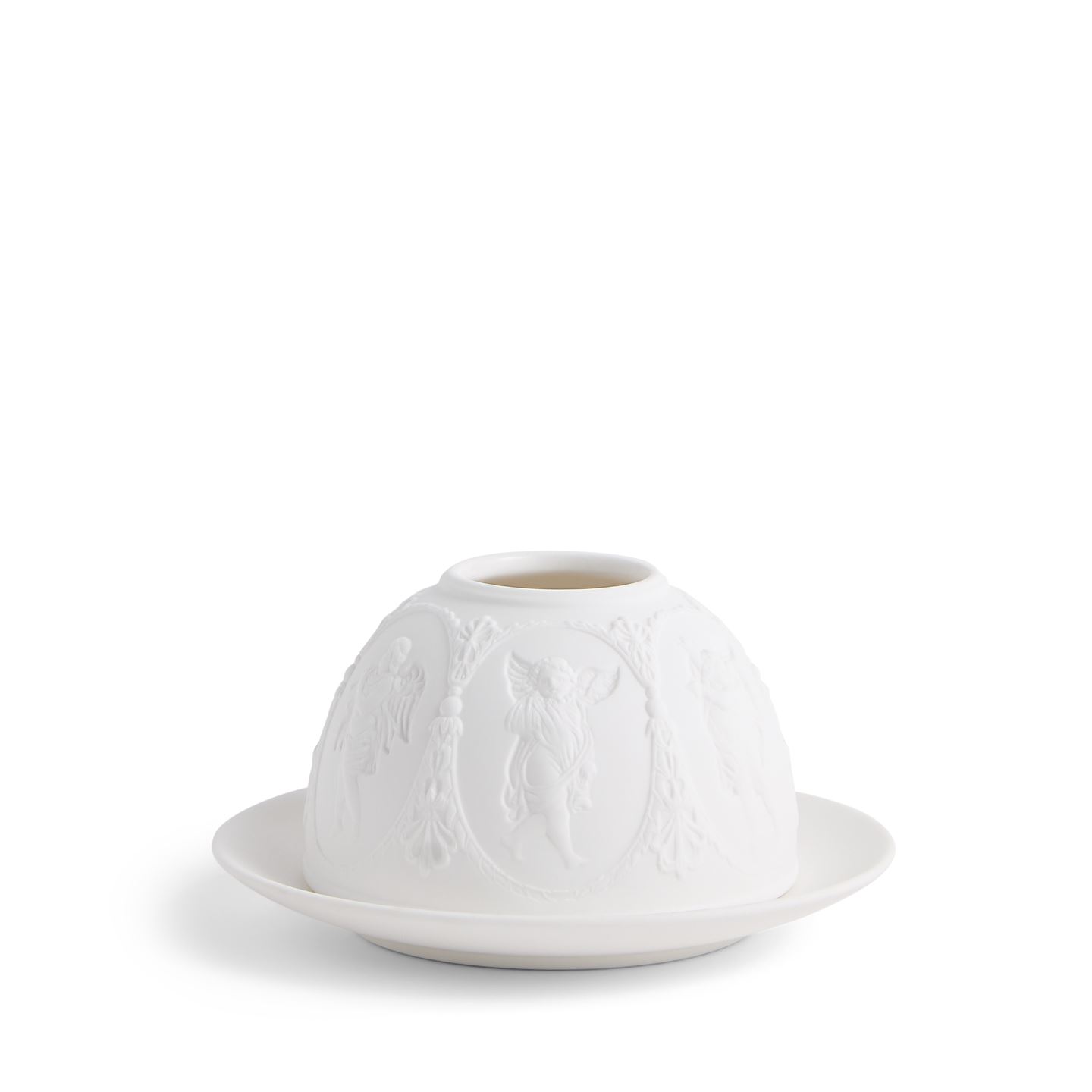 Wedgwood White Festive Cherub Lithophane